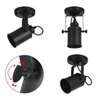 Wall Light - Black Metal Frame
