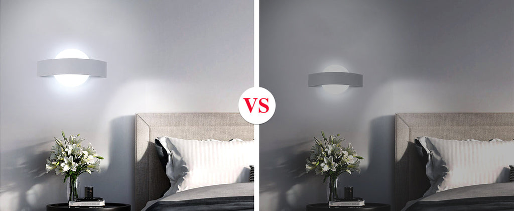 Wall Light - White Acrylic Frame, White Light
