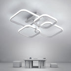 Deckenleuchte - Weißer Aluminiumrahmen, Weißes Licht