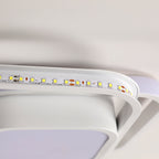 Ceiling Light - White Aluminium Frame, White Light