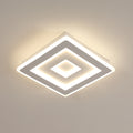 Ceiling Light - White Acrylic Frame, Natural Light