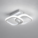 Ceiling Light - White Aluminium Frame, White Light