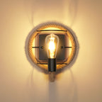 Wall Light - Black Metal Frame