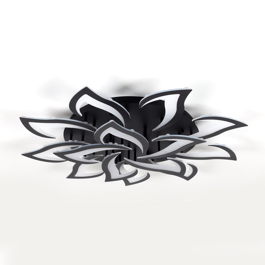 Ceiling Light - Black Acrylic Frame, Tunable and Dimmable
