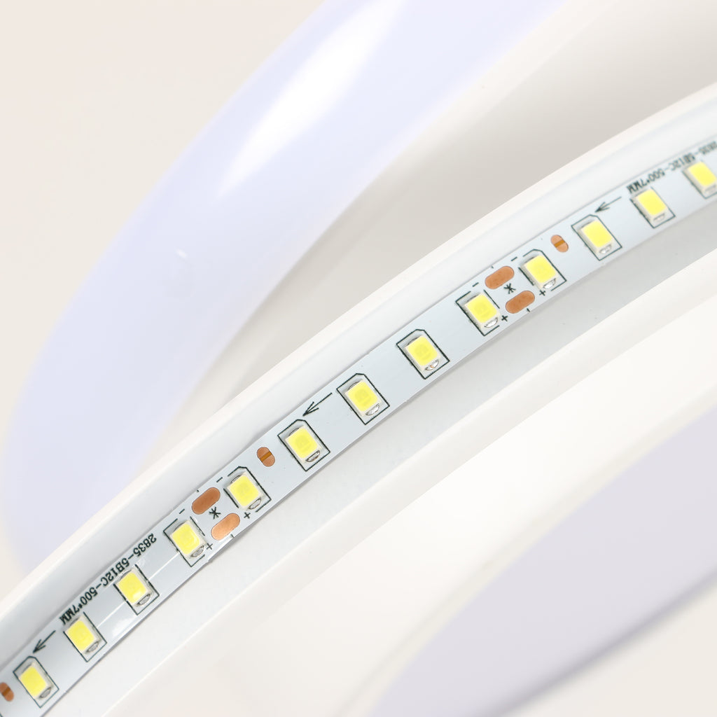 Ceiling Light - White Aluminium Frame, White Light