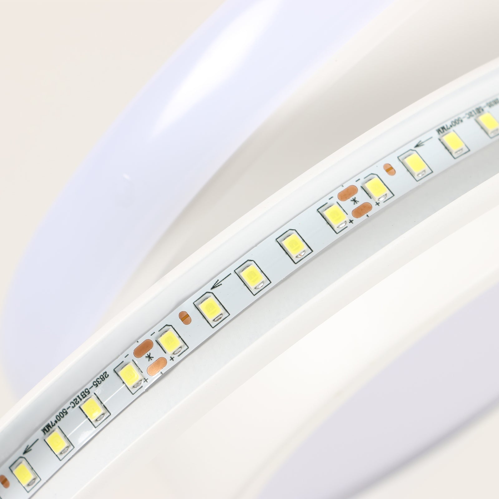 Ceiling Light - White Aluminium Frame, White Light