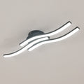 Ceiling Light - Black Aluminium Frame, White Light