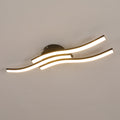 Ceiling Light - Black Aluminium Frame, Warm Light