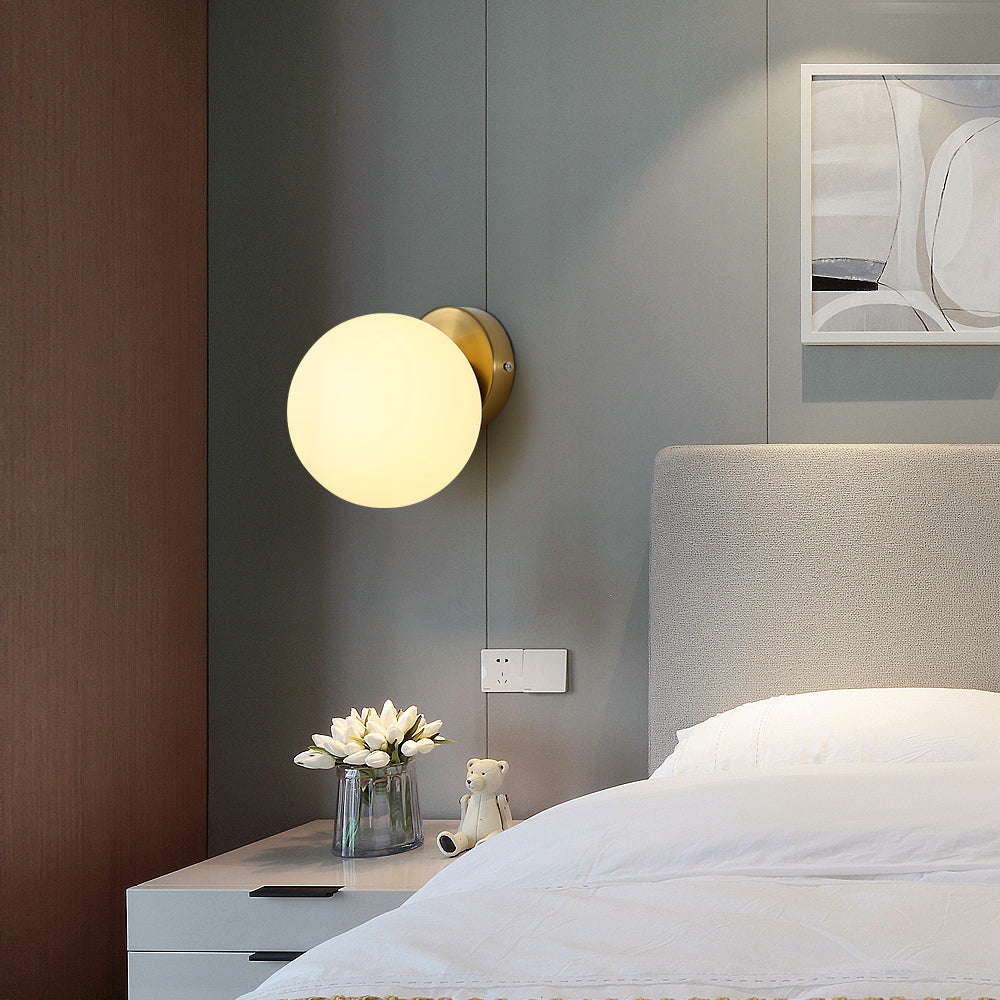 Wall Light - Gold Bronze Glass Frame