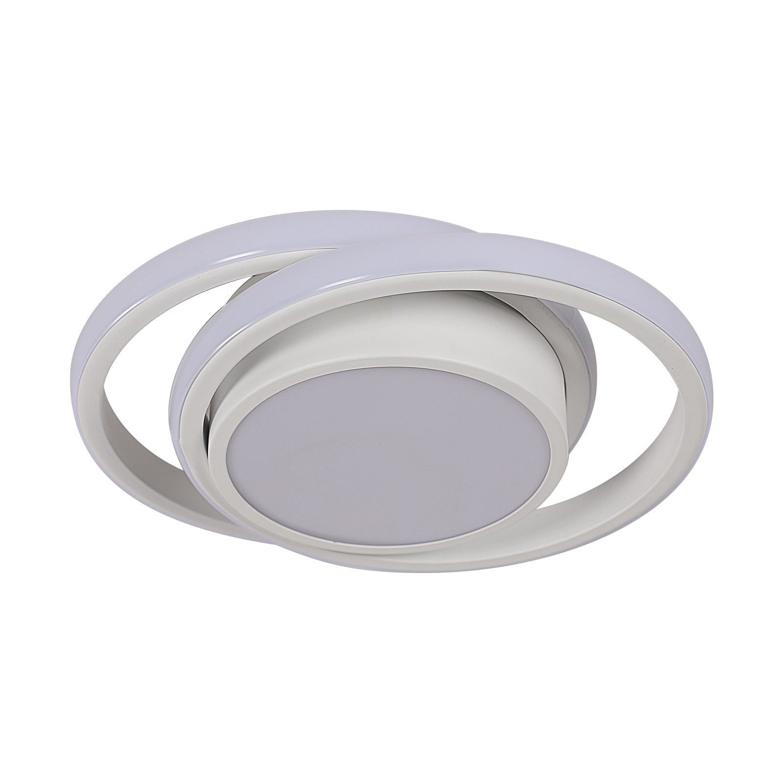 Ceiling Light - White Aluminium Frame, Natural Light