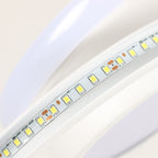 Ceiling Light - White Aluminium Frame, White Light