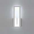 Wall Light - White Acrylic Frame, White Light