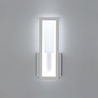 Wall Light - White Acrylic Frame, White Light
