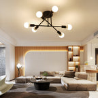 Ceiling Light - Black Metal Frame