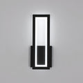 Wall Light - Black Acrylic Frame, White Light