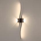 Wall Light - Black Aluminium Frame, Natural Light