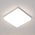 Ceiling Light - White Plastic Frame, Natural Light