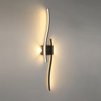 Wall Light - Black Aluminium Frame, Warm Light