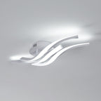 Ceiling Light - White Aluminium Frame, White Light