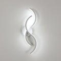Wall Light - White Aluminium Frame, White Light