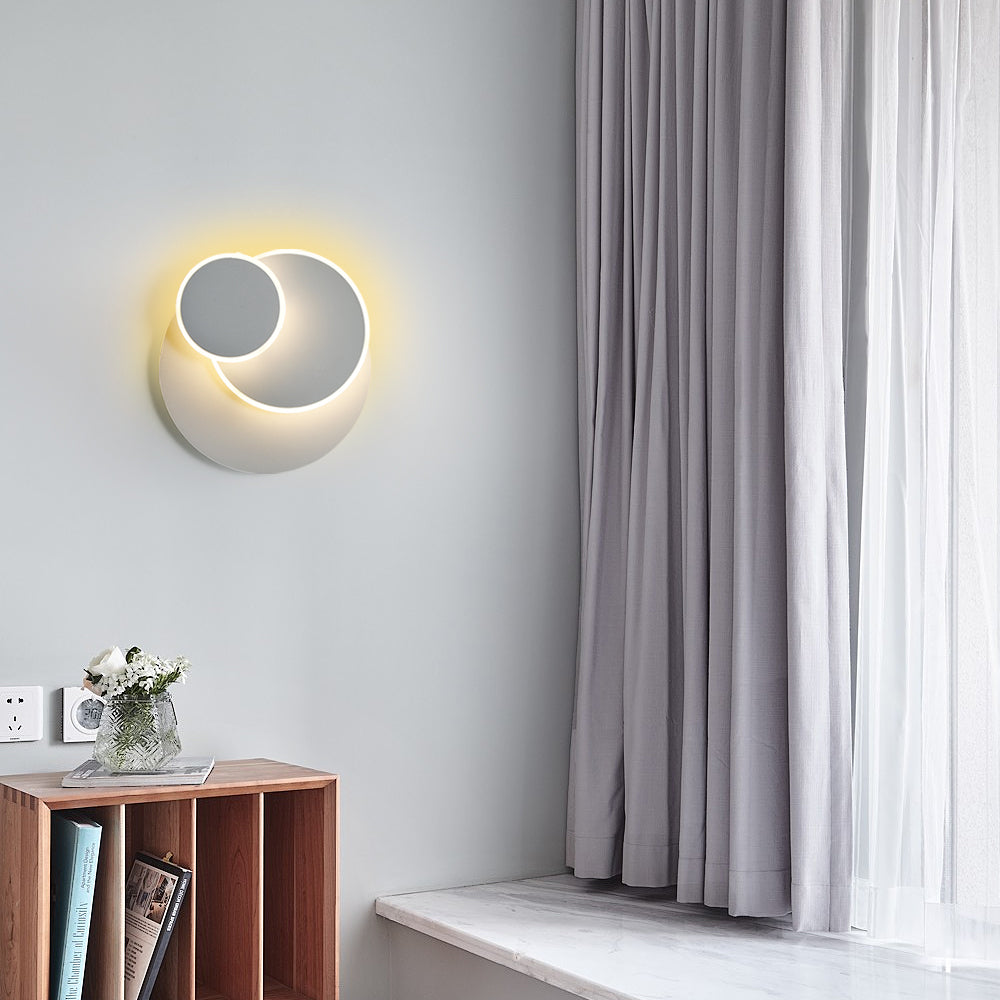 Wall Light - White Acrylic Frame, Warm Light