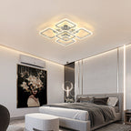 Ceiling Light - Chrome Acrylic Frame, Tunable and Dimmable