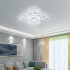 Ceiling Light - White Acrylic Frame, White Light