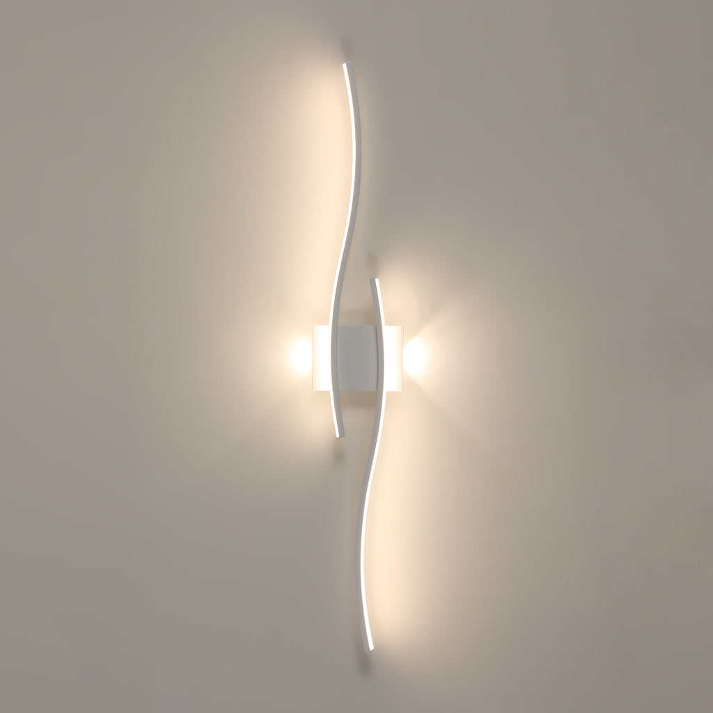 Wall Light - White Aluminium Frame, Natural Light