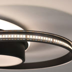 Ceiling Light - Black Metal Frame, Tunable and Dimmable