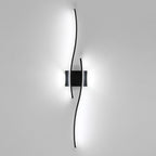 Wall Light - Black Aluminium Frame, White Light