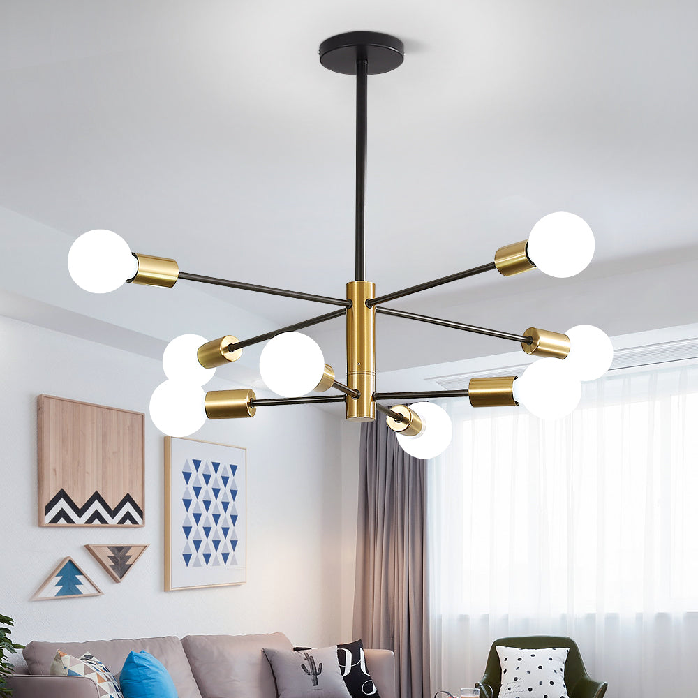 Chandeliers - Black Metal Frame