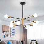 Chandeliers - Black Metal Frame