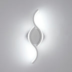 Wall Light - White Aluminium Frame, White Light