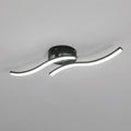 Ceiling Light - Black Aluminium Frame, White Light