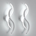 Wall Light - White Aluminium Frame, White Light