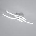 Ceiling Light - Silver Aluminium Frame, White Light