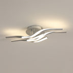 Ceiling Light - Silver Aluminium Frame, Natural Light