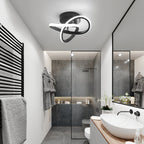 Ceiling Light - Black Aluminium Frame, Tunable