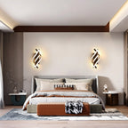 Wall Light - Black Aluminium Frame, Warm Light