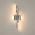 Wall Light - Chrome Aluminium Frame, Warm Light