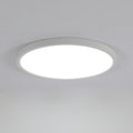 Ceiling Light - White Plastic Frame, White Light