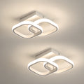 Ceiling Light - White Aluminium Frame, Natural Light