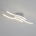 Ceiling Light - Silver Aluminium Frame, Natural Light