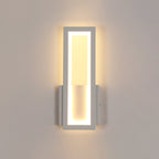 Wall Light - White Acrylic Frame, Warm Light