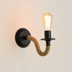 Wall Light - Black Metal Frame