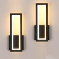 Wall Light - Black Acrylic Frame, Warm Light