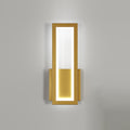 Wall Light - Gold Acrylic Frame, White Light