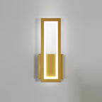 Wall Light - Gold Acrylic Frame, White Light