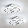 Ceiling Light - White Aluminium Frame, White Light