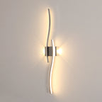 Wall Light - Chrome Aluminium Frame, Warm Light